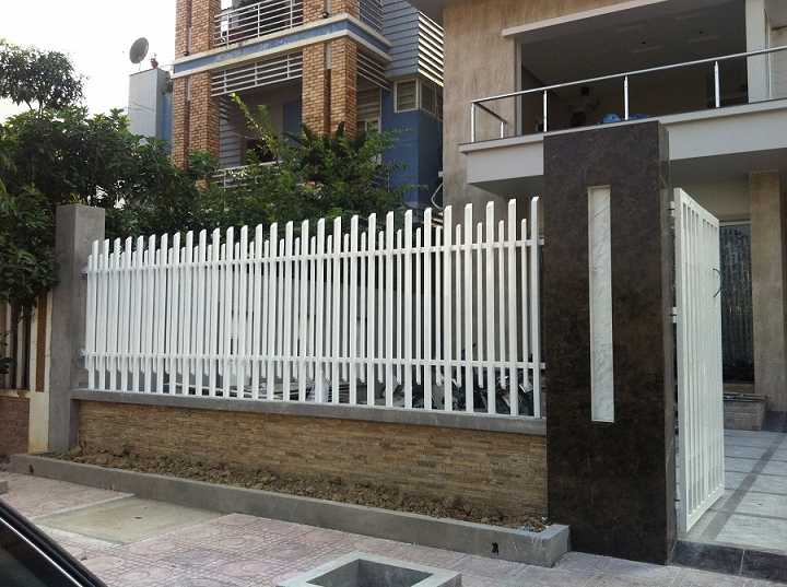 hàng rào sắt hộp