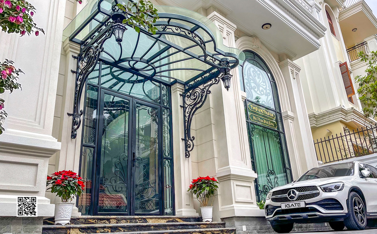 mái kính cường lực